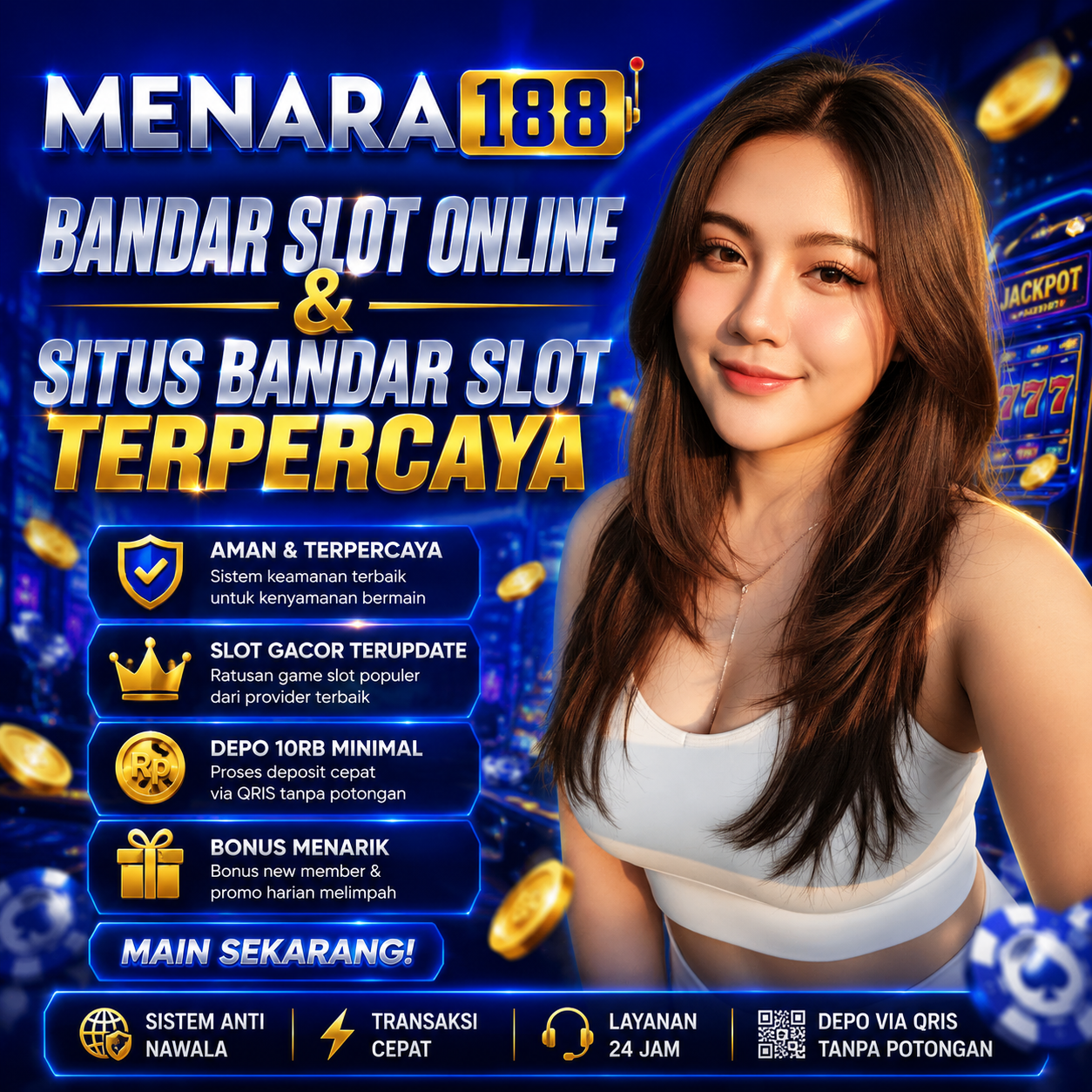 MENARA188 Bandar Slot Online & Situs Bandar Slot Terpercaya